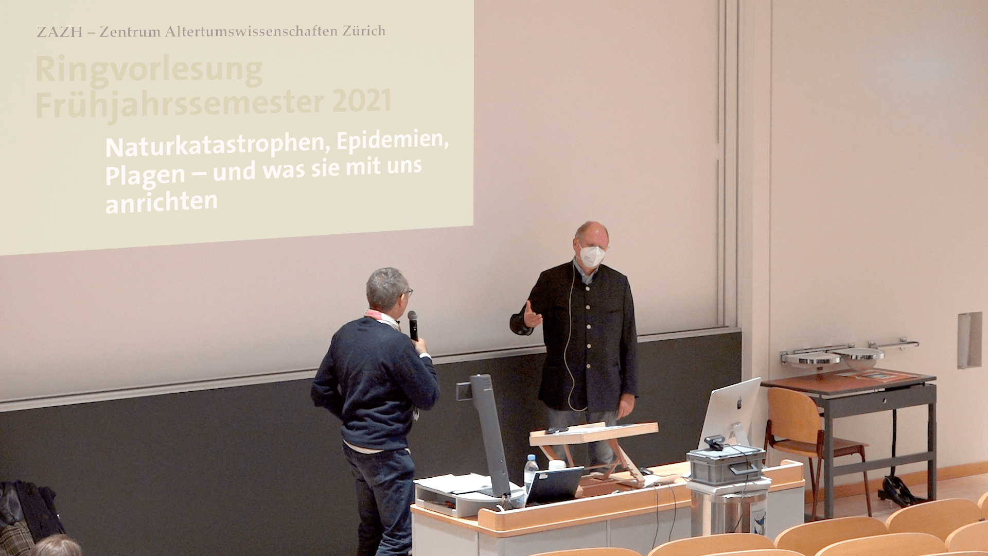 Ulrich Eigler und Christoph Riedweg im Gespräch